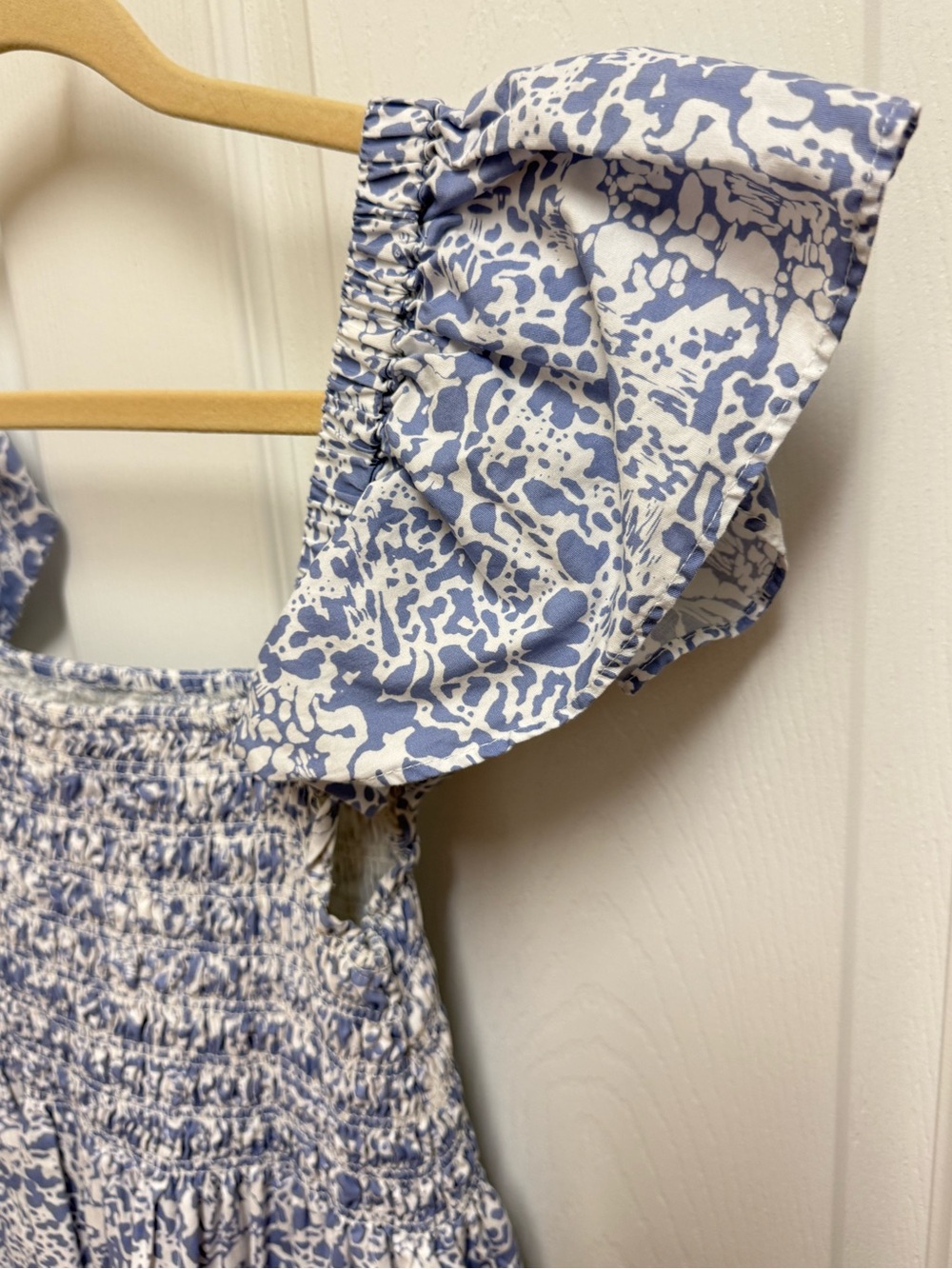 O.P.T Blue Spotted Maxi Nap Dress - Picture 4 of 14